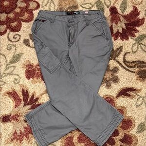 Men's FR Ariat Gray Pants size 36x30